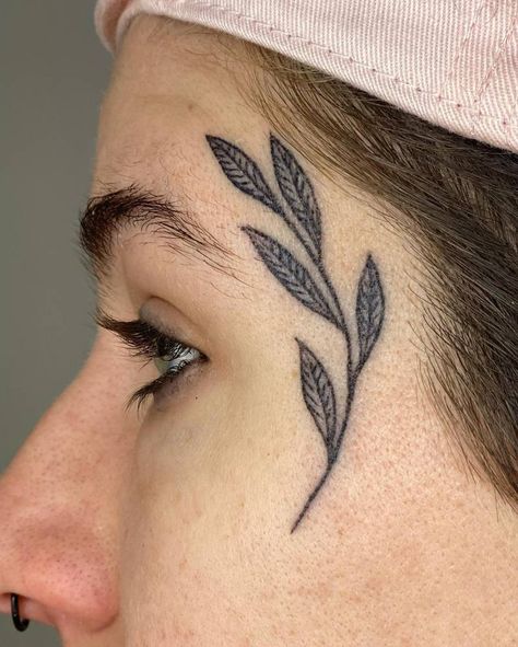 Leaves Tattoo, Leaf Tattoo, Nature Leaves, Face Tattoo, Art Nature, Tattoo Artist, Leaf Tattoos, Behind Ear Tattoo, Tattoo Studio