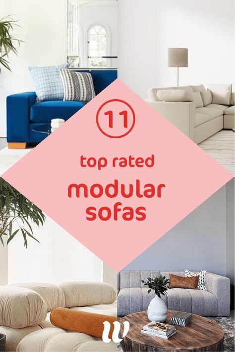 These are the best Best Modular Sofas according to experts based on price, quality and style along with durability and fabric options for your modular couch! If you're on the hunt for a new couch for you living room, our editors reviewed all the best modula sectionals and came up with the top list for your home. Remi Modular Sofa, Sectional Modular Sofa, Modular Couch With Ottoman, Modular Sectional Sofa Small Spaces, Modular Sofa Living Room Small Spaces, Modular Couch Living Room Ideas, Module Couch, Modular Sofa Living Room, Modular Couches