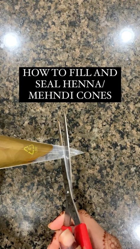 hennabyishaa on Instagram: How to make henna/mehndi cones at home part 3❤️ I am using @zeniaherbal natural henna powder, link is in my bio to shop and you can use… How To Make Henna At Home, How To Make Henna Cone, How To Make Henna, Mehndi Cone, Small Henna, Mehendi Arts, Henna Paste, Henna Cones, Natural Henna