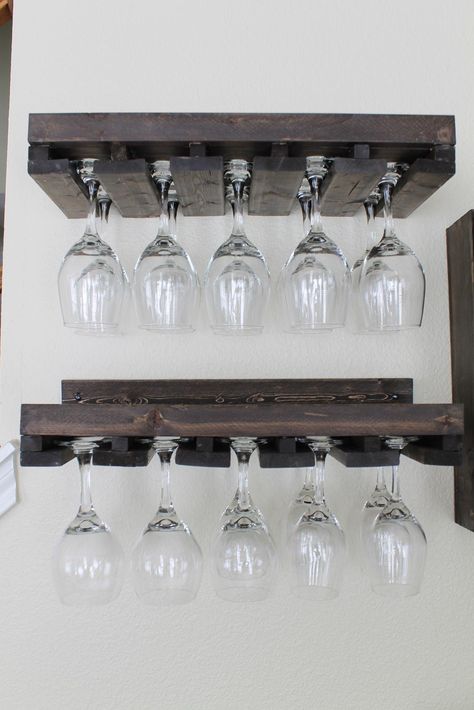 Glass Ware Storage, Wine Glass Shelf, Glass Shelves Kitchen, Bar Shed, Professional Organizing, Get It Together, Dining Ware, Glassware Storage, Glass Ware