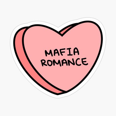 Mafia Romance, Candy Hearts, Colleen Hoover, Heart Candy, Sticker Book, Romance Books, Science Poster, Sticker Design, Stranger Things Fanart