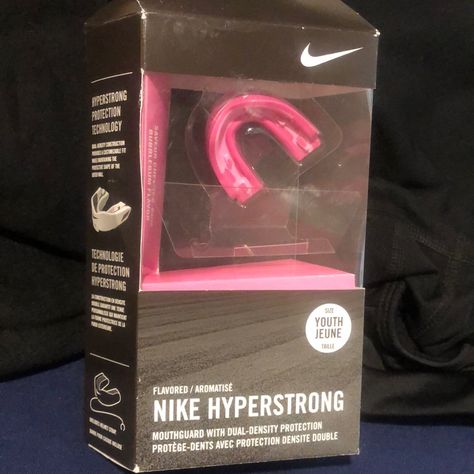 Nike Hyperstrong Mouth Guard 2-Pack Bundle - Youth Mouth Guard Sports, Beanie Outfit, Stylist Tattoos, Hockey Games, Flag Football, Mouth Guard, Nike Accessories, Womens Basketball, Nike Blue