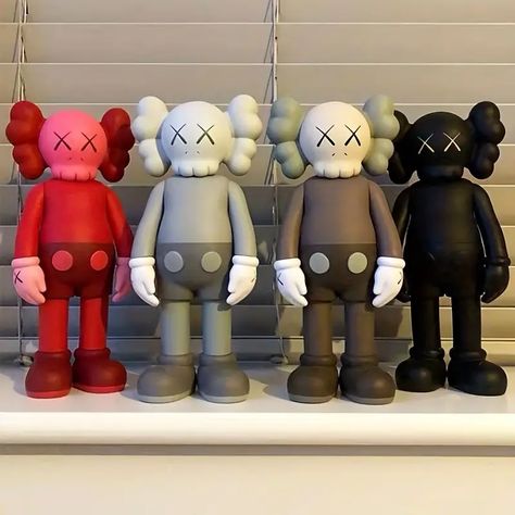 Cute KAWS Prototype Trendy Doll Decorations gives a HYPE feeling when used for room decor. For the height of 8 inches these toys will be perfect decoration pieces. Use code at checkout: afr45363 #roomdecoration #KAWS #figurine #tendy Kaws Figurine, Kaws Toys, Temu Finds, Ceramic Figures, Decoration Piece, Desktop Decor, Cute Room Decor, Designer Toys, Big Eyes