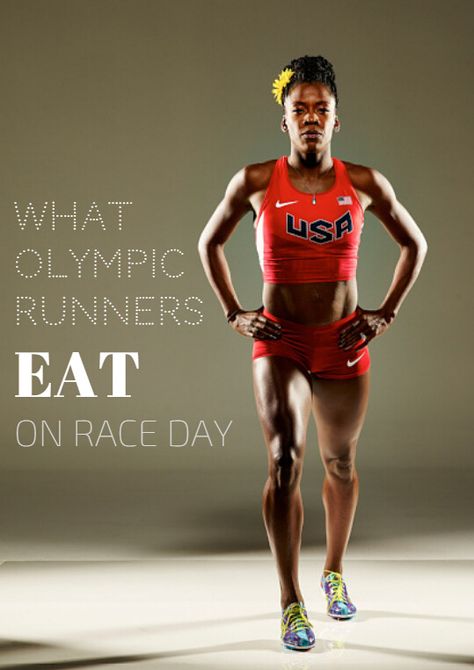 What you eat before a race makes all the difference. So, we asked Olympic runners about their go-to race day fuel. While everyone's body handles food differently, these nutrition strategies could be your key to success. What Olympic Runners Eat on Race Day http://www.active.com/nutrition/Articles/What-Olympic-Runners-Eat-on-Race-Day?cmp=17N-PB33-S35-T6---1129 What To Eat Before A Run Race Day, Race Day Outfits Running, Race Day Food, Marathon Outfit Women Race Day, Track Inspiration, Track Mom, Runner Diet, Olympic Runners, Running Fuel