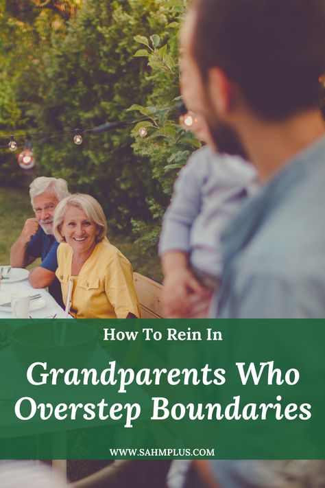 Modern parents don't need meddling grandparents who disrespect their parenting! But how do you deal with toxic grandparents who overstep boundaries? Know the signs of toxic grandparents and don't be afraid of setting boundaries with grandparents who undermine your parenting. Grandparents Overstepping Boundaries, Setting Boundaries With Grandparents, Boundaries With Grandparents, Toxic Grandparents, Bad Grandparents, Overstepping Boundaries, Boundaries With Parents, Setting Boundaries Quotes, Respect Parents