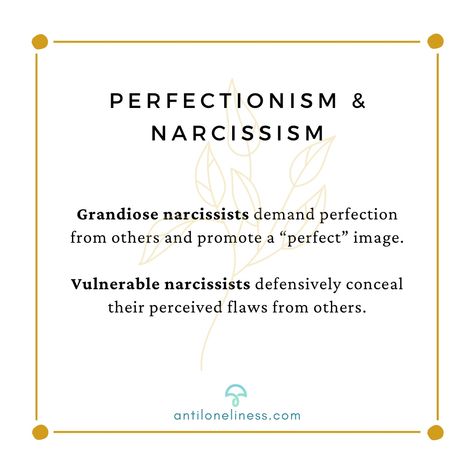 Perfectionism and Narcissism Moral Perfectionism, Inner Child Healing, Toxic People, Perfectionism, Perfect Image, Narcissism, Inner Child, Healing, Quick Saves