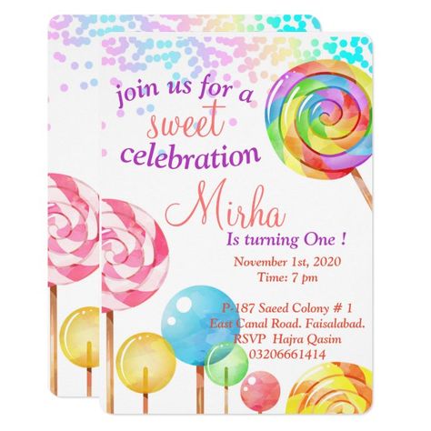 Candyland Invitations, Candy Invitations, Candy Theme Birthday Party, Candy Themed Party, Candy Land Birthday Party, Candy Birthday Party, Candy Sweet, Candyland Birthday, Candyland Party