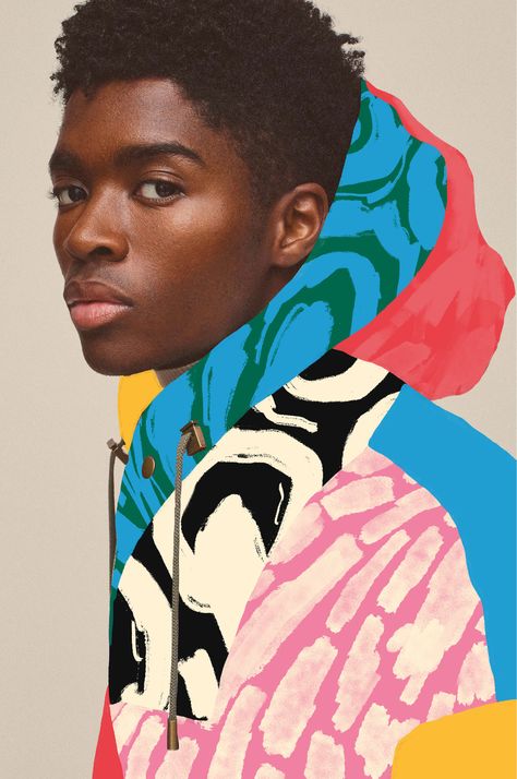 Art Theme, Colorful Portrait, Editorial Illustration, Graphic Artist, Photo Illustration, Graphic Design Inspiration, Portrait Art, Creative Inspiration, Image Illustration