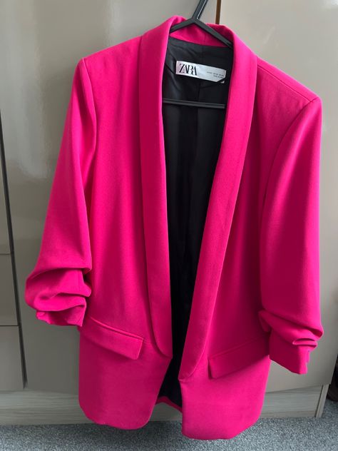 Hot Pink, Zara, Blazer, Wardrobe, Pink, Quick Saves