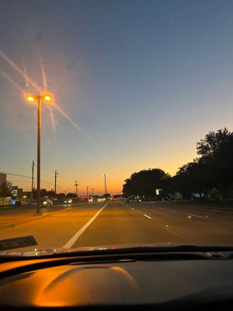 sunset, evening, driving, driving home, late, orange, yellow, blue Evening Drive, Driving Home, Me Vibes, Late Night, My Vibe, Orange Yellow, Yellow Blue, Collage, Orange