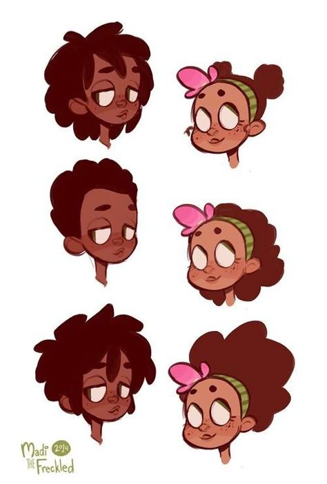 Hairstyle For Men, Cartoon Hair, Drawing Expressions, Simple Cartoon, Black Cartoon, Cartoon Faces, Black Hairstyles, Haircuts For Women, Long Hairstyles