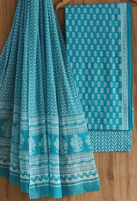 Order Bagru hand block printed pure cotton suit with mulmul dupatta by whatsapp +918875877278. Tab Wallpaper, Giraffe Crafts, Pure Cotton Suits, Saree Blouse Styles, Printing Fabric, Dress Idea, Printed Kurti, Good Morning Photos, Cotton Suits