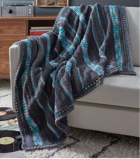 Stars in Your Eyes Free Crochet Afghan Pattern Crochet Blanket Lace, Motifs Afghans, Crochet Throws, Stars In Your Eyes, Crochet Afghan Patterns Free, Crochet Simple, Afghan Patterns, Super Saver, Afghan Pattern