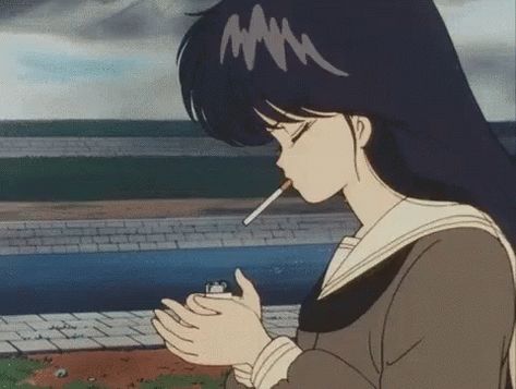 Aesthetic Anime GIF - Aesthetic Anime - Discover & Share GIFs Anime Artist, Illustration Anime, 90 Anime, Lil Skies, Old Anime, 90s Anime, Anime Profile, Aesthetic Gif, An Anime