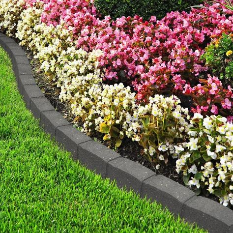 Multy Home Landscape Edging #MT5001716 Garden Edging Stones, Garden Lawn Edging, Edging Stones, Garden Border Edging, Garden Border, Hydrangea Care, Landscape Edging, Lawn Edging, Grey Gardens