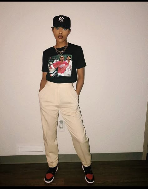 Tomboy Outfits, Tomboy Style Outfits, Chill Outfits, Picture Outfits, Streetwear Fashion Women, Tomboy Fashion, Fashion Streetwear, Cute Simple Outfits, Looks Style