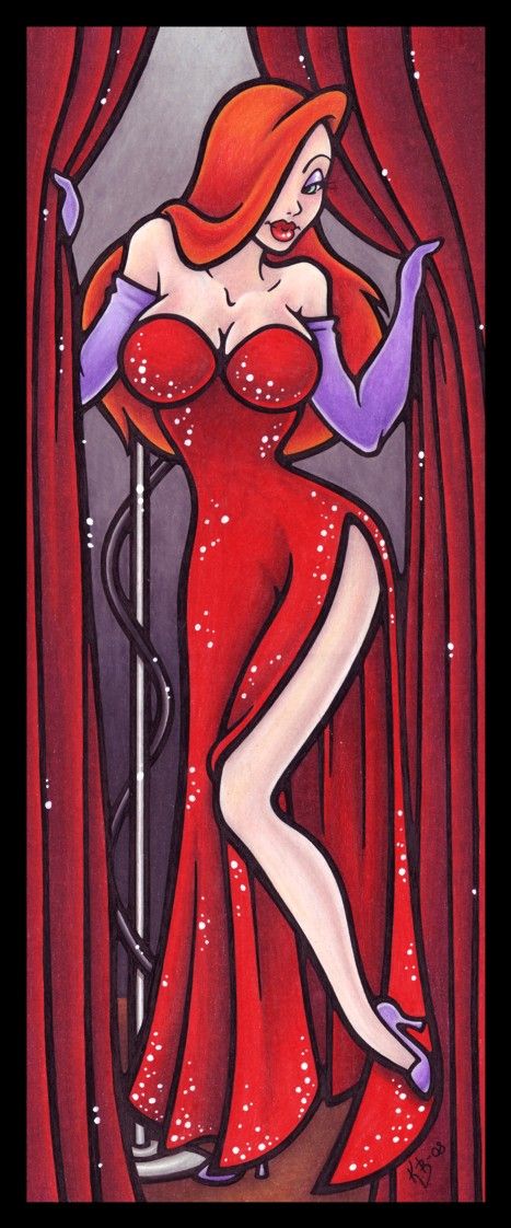 Diva - Jessica Rabbit by *BlueUndine on deviantART Jessica Rabbit Art, Jessica Rabbit Cartoon, Jessica And Roger Rabbit, Rabbit Artwork, Who Framed Roger Rabbit, Rabbit Wallpaper, Rabbit Drawing, Roger Rabbit, Rabbit Art