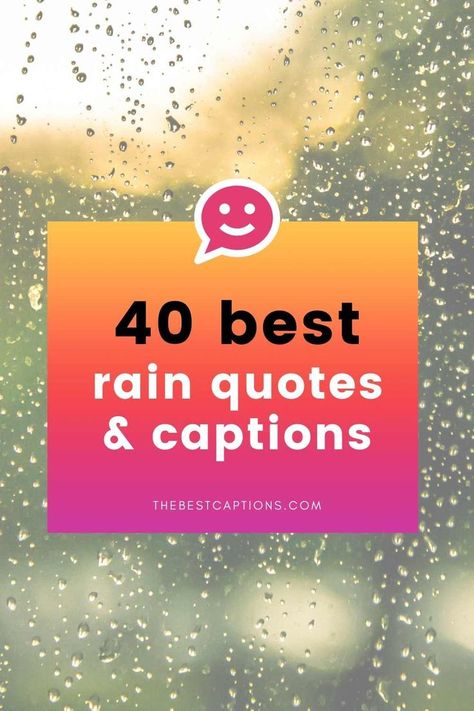 Raining Day Quotes, Rainy Day Quotes, Instagram Post Captions, Best Instagram Posts, Captions For Instagram Posts, May Quotes, Rain Quotes, Season Quotes, Aesthetic Captions