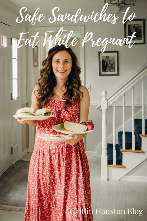 The Best Sandwiches to Eat While Pregnant - Caitlin Houston Healthy Pregnant Lunches, Pregnancy Friendly Sandwiches, Sandwich For Pregnant Women, Pregnancy Sandwiches Ideas, Best Foods To Eat While Pregnant, Healthy Lunches For Pregnant Women, Lunch Ideas When Pregnant, Sandwiches For Pregnant Women, Pregnant Meal Prep