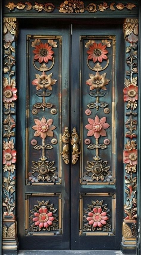 Fancy Door Design, Beautiful Environment, Gorgeous Doors, When One Door Closes, Porte Cochere, Vintage Doors, Door Entryway, Cool Doors, Old Door