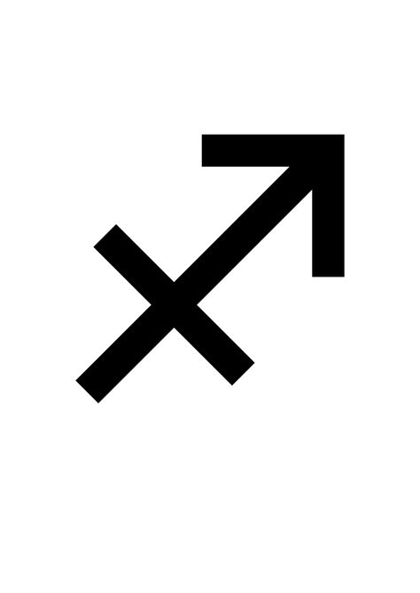 simple sagittarius symbol Sagittarius Simple Tattoo, Sag Cake, Nadine Tattoo, Sagittarius Tattoo Designs, Geometric Arrow Tattoo, Sagittarius Symbol, Sagittarius Tattoo, Horoscope Tattoos, Mommy Tattoos