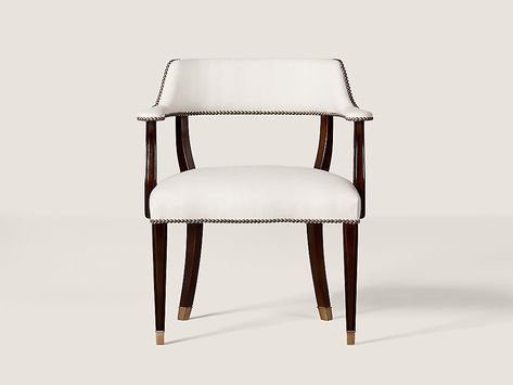 Dining Armchair, Exposed Wood, Wood Surface, Dining Arm Chair, Ralph Lauren Home, Nailhead Trim, Arm Chair, Design Consultant, Furniture Chair