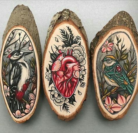 Wood Burning And Acrylic Paint, Wood Burn Painting, Wood Art Painting, Wood Drawing, Wood Burn Designs, Wood Slice Art, Woodburning Projects, Pyrography Art, Wood Painting Art