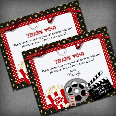 Movie Themed Party Invitations, Movie Invitation Template, Teacher Appreciation Movie Theme, Movie Theme Birthday Party Zazzle, Movie Theater Birthday Invites, Movie Night Invitations, Bollywood Theme, Movie Night Birthday Party, Movie Themed Party