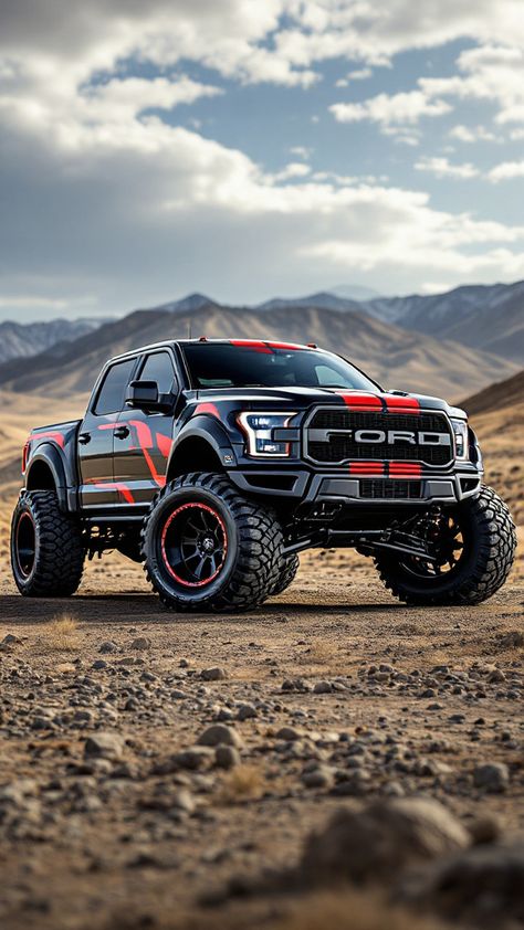 Custom Ford Trucks: The Ultimate Jacked-Up Ford Pickup Truck Experience - Bro Dozers Ford Raptor Offroad, Ford Raptor Custom, Dodge Trucks Lifted, Ford Raptor Truck, Raptor Ford, Ford Raptor F150, Ford Obs, Custom Ford Trucks, Raptor Truck