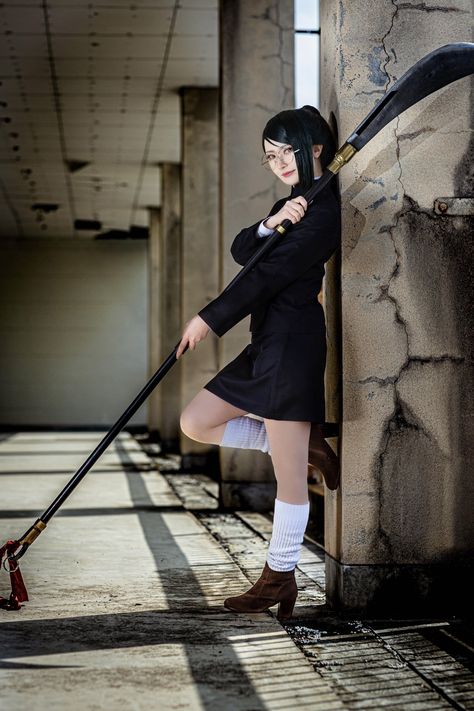 Maki Zenin Cosplay, Jjk Female Cosplay, Maki Cosplay, Jujutsu Kaisen Cosplay Female, Mei Mei Cosplay Jjk, Maki Cosplay Jjk, Anime Cosplay Ideas, Rwby Fanart, Cosplay Characters