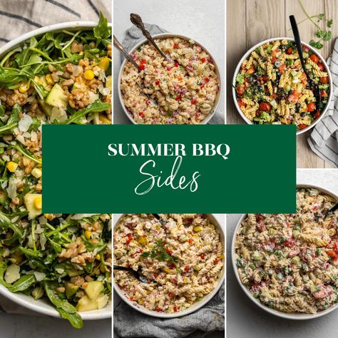 BBQ Sides - ohsnapmacros Salad For Bbq, Easy High Protein Dinner, Oh Snap Macros, High Protein Dinner Recipes, Protein Pasta Salad, High Protein Salad, High Protein Recipes Dinner, Protein Dinner Recipes, High Protein Pasta