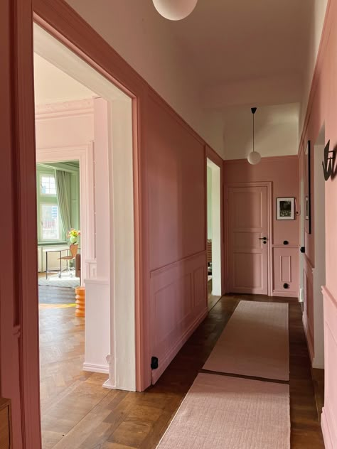 Pastel Living Room Decor, Pastel Living Room Ideas, Pink Hallway, Living Room Drawing, Swedish Houses, Pastel Living Room, Swedish Home, Swedish Apartment, Apartment Stuff