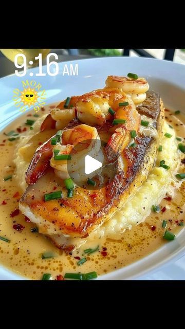 Chef Marcelo Mintz on Instagram: "Red Snapper, Shrimp & Grits with a Cajun Cream Sauce 
Ingredients:
For the Grits:
1 cup stone-ground grits
4 cups water or chicken broth
1/2 cup heavy cream
1/2 cup shredded cheddar cheese
2 tablespoons butter
Salt and pepper to taste
For the Red Snapper and Shrimp:
4 red snapper fillets
1/2 lb (225g) large shrimp, peeled and deveined
2 tablespoons Cajun seasoning
2 tablespoons olive oil
1 tablespoon butter
2 cloves garlic, minced
Juice of 1 lemon
For the Cajun Cream Sauce:
1 cup heavy cream
1/4 cup chicken broth
2 tablespoons butter
1 tablespoon Cajun seasoning
1/2 teaspoon smoked paprika
1/4 teaspoon cayenne pepper (optional, for extra heat)
1/4 cup grated Parmesan cheese
Fresh parsley for garnish
For the Grits:
In a medium saucepan, bring the water or c Crab Butter, Cajun Cream Sauce, Red Snapper Fillet, Cajun Crab, Cooking Instagram, Stone Ground Grits, Snapper Fish Recipes, Snapper Fish, Cafe Idea