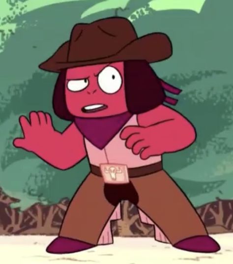 Ruby Rider Ruby Rider, Ruby Steven Universe Pfp, Ruby Rider Steven Universe, Ruby Steven Universe Icon, Steven Universe Ruby, Ruby Steven Universe, Beat Em Up, Block Painting, Art Outfits