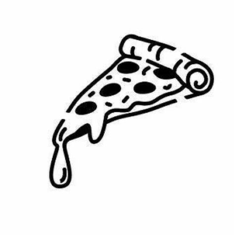 Tiny Pizza Slice Tattoo, Popcorn Tattoo, Pizza Vector Illustration, Tattoo Peito, Sheet Pizza, Airbrush Ideas, Ghost Tattoos, Mobile Cartoon, Pizza Tattoo