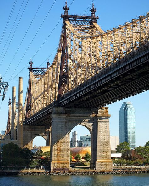 Queens New York Street Names | ... Queensboro Bridge over East River, Manhattan-Queens, New York City Bridge Connecting Two Buildings, Buildings Connected By Bridges, Nyc Bridge, Bridge In New York, Pedestrian Walk, Queensboro Bridge, New York Bridge Night, Queens Nyc, Roosevelt Island