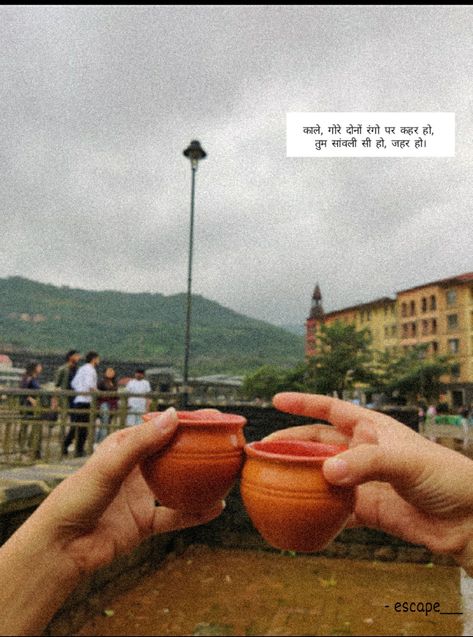 A friend, a healer and a companion - Chai is synonymous with so many emotions. #chai #tea #chaiquotes #tealover #love #mountain #travel Tea With Friends Quotes, Best Companion Quotes, Quotes For Chai, Chai Aur Dosti Quotes, Chai Captions Instagram Hindi, Quotes On Chai, Chai With Friends, Chai Lover Quotes, Chai Aesthetic