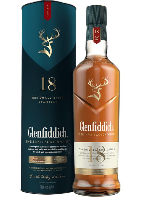 Glenfiddich Whisky, Speyside Whisky, Alcoholic Drinks Pictures, Vodka Labels, Whisky Collection, Single Malt Whiskey, Whisky Drinks, Blended Whisky, Whiskey Brands