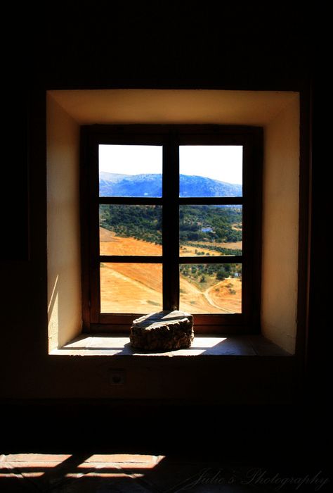 photo Peaceful View, Secret Window, Windows On The World, Window With A View, Ronda Spain, Green Window, An Open Window, Window Views, Pretty View