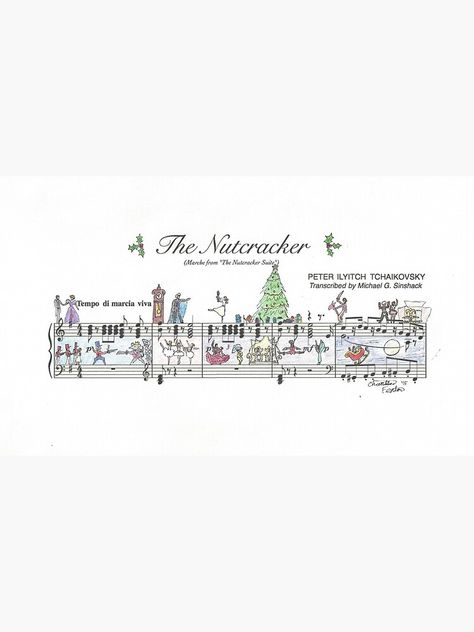 Nutcracker Quotes, Lilly Core, Music Art Drawing, Nutcracker Music, Ios14 Icons, Nutcracker Decor, Sheet Music Art, Christmas Sheet Music, Odd Stuff