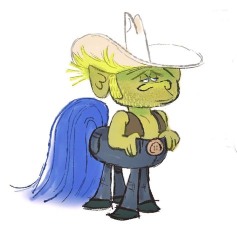 635 Likes, 15 Comments - Timothy Lamb (@timmylamb) on Instagram: “What does a Country Music centaur troll look like? Coming up with a solution for the country trolls…” Country Trolls, Trolls Art, Delta Dawn, Trolls Fanart, Find Your Way Back, Sweet Melody, Trolls World Tour, Find Your Way, Somewhere Over The Rainbow