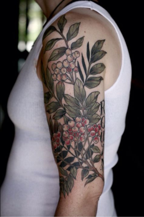 Wonderland tattoo Rowan Tattoo, Tree Tattoo Meaning, Olive Branch Tattoo, Shadow Tattoo, Tree Tattoos, Branch Tattoo, Wonderland Tattoo, Rowan Tree, Witch Tattoo