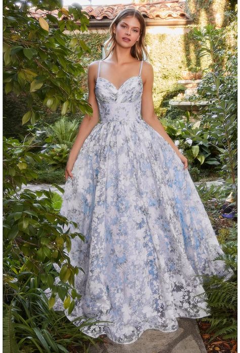 ❤️ 10 Best Blue and White Wedding Dresses | Colors for Wedding Andrea And Leo, Organza Gowns, Organza Skirt, Prom Ball Gown, Organza Dress, Lace Evening Dresses, A Line Gown, Bridesmaid Gown, Homecoming Dress