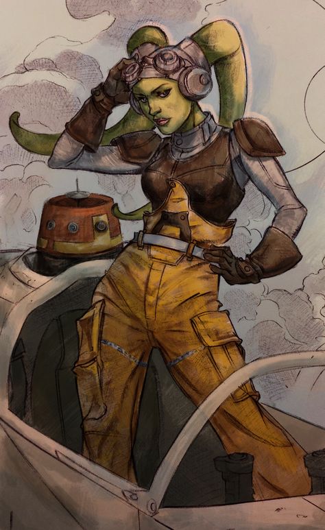 Hera Syndulla. Star Wars rebels art Hera Star Wars Rebels, Rebels Star Wars Fanart, Hera Syndulla Cosplay, Hera Syndulla Fanart, Star Wars Women Art, Star Wars Rebels Art, Hera Rebels, Star Wars Hera Syndulla, Hera Star Wars