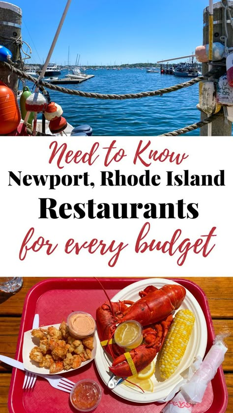 Rhode Island Restaurants, Rhode Island Food, Newport Restaurants, Rhode Island Vacation, Bluegreen Vacations, Canada Cruise, Rhode Island Travel, East Coast Travel, Maine Vacation