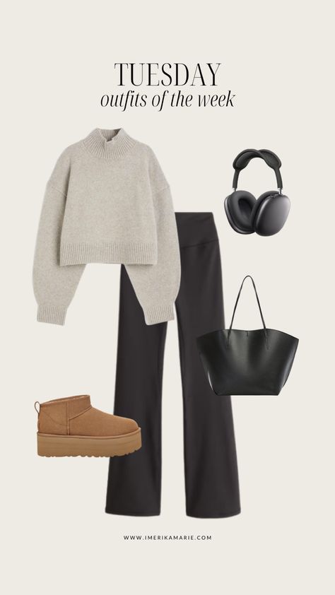 Comfy Chic Outfits Autumn, A Week Of Outfits For School, Saturday Work Outfit, Prep School Outfits, School Pick Up Outfit, 2024 Prep, Casual Saturday Outfit, Cozy School Outfits, Saturday Outfits