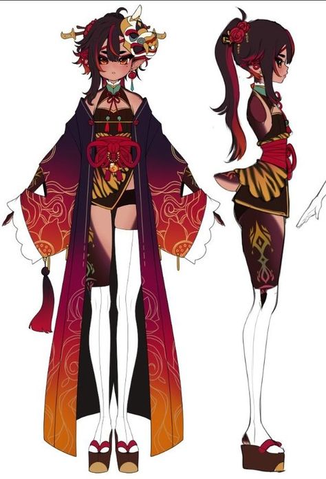 Genshin Oc Inspiration, Genshin Impact Outfits Ideas Oc, Genshin Outfit Designs, Genshin Impact Clothes Design, Genshin Oc Female, Genshin Outfit Ideas Oc, Outfit Ideas Anime Character Design, Genshin Impact Female Character, Genshin Outfits Oc