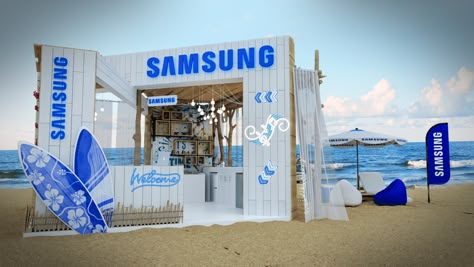 Behance :: For You Festival Booth, Trade Show Booth Design, Autodesk Maya, Beach Events, Festival Camping, Experiential Marketing, Exhibition Booth Design, Dessin Adorable, Diy Crafts For Gifts