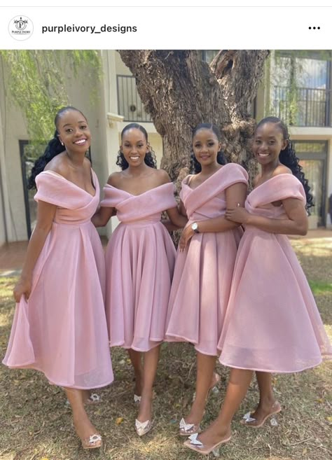 Bridal Maid Dress, Flared Bridesmaid Dresses, Bridal Maids, African Bridesmaids, Bridesmaids Ideas, African Bridesmaid Dresses, Gorgeous Bridesmaid Dresses, Bridesmaid Dress Collection, Short African Dresses