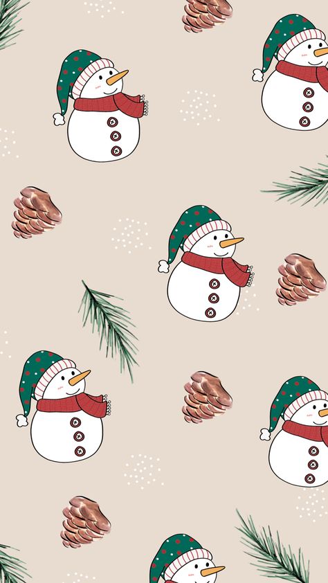 Winter Pattern Wallpaper, Snowman Wallpaper Aesthetic, Cute Snowman Wallpaper, Christmas Wallpaper Snowman, Winter Themed Phone Wallpaper, Snowman Aesthetic Wallpaper, Cute Snowman Wallpaper Iphone, Snowman Wallpaper Iphone, Winter Snowman Wallpaper